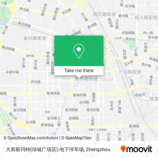 大商新玛特(绿城广场店)-地下停车场 map