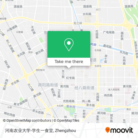 河南农业大学-学生一食堂 map