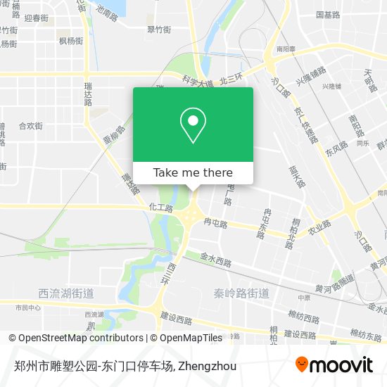 郑州市雕塑公园-东门口停车场 map