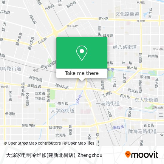 天源家电制冷维修(建新北街店) map