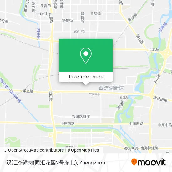 双汇冷鲜肉(同汇花园2号东北) map