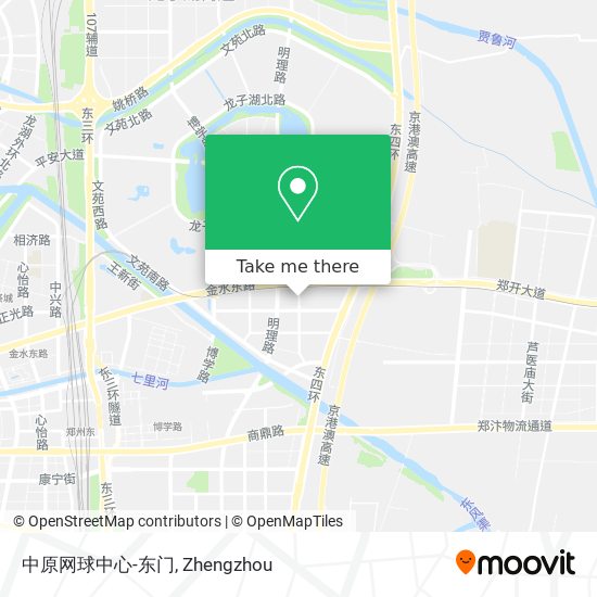 中原网球中心-东门 map