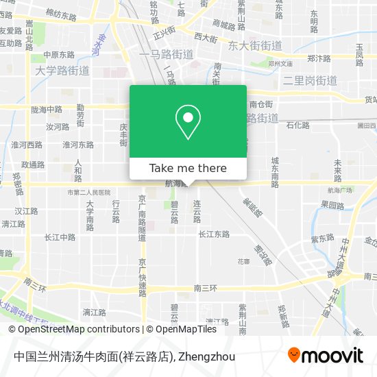中国兰州清汤牛肉面(祥云路店) map