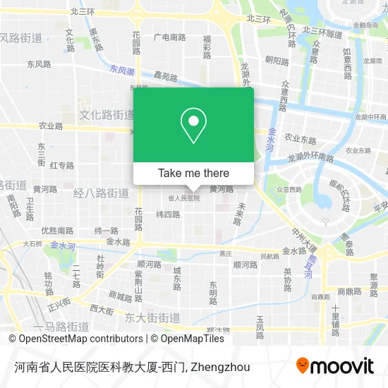 河南省人民医院医科教大厦-西门 map