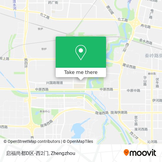 启福尚都D区-西2门 map