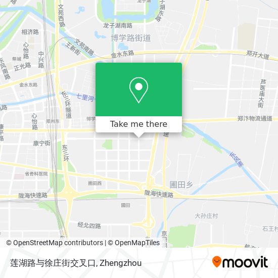 莲湖路与徐庄街交叉口 map