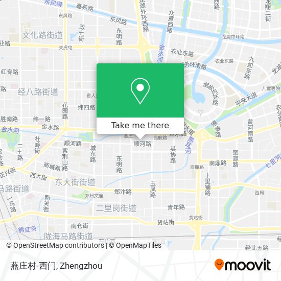 燕庄村-西门 map