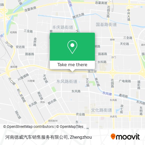 河南德威汽车销售服务有限公司 map