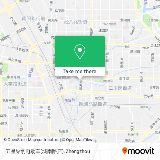 五星钻豹电动车(城南路店) map