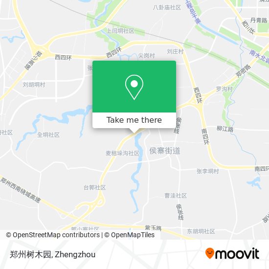 郑州树木园 map