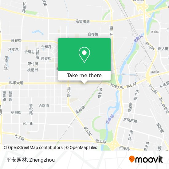 平安园林 map