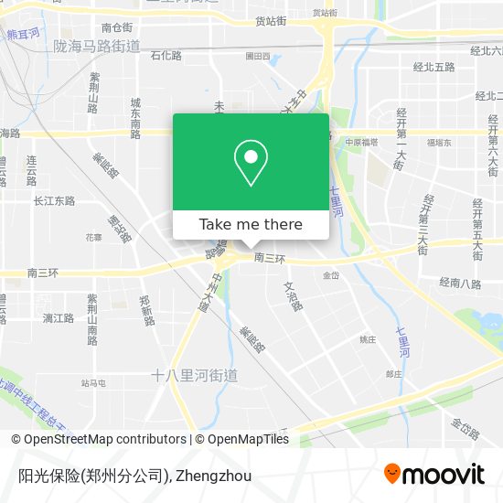 阳光保险(郑州分公司) map