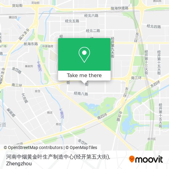 河南中烟黄金叶生产制造中心(经开第五大街) map
