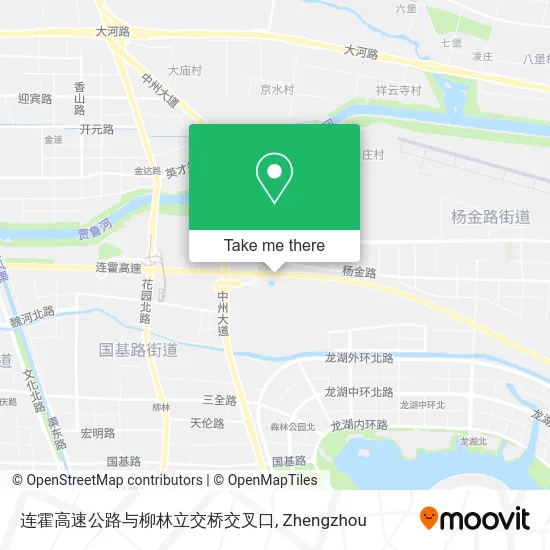 连霍高速公路与柳林立交桥交叉口 map