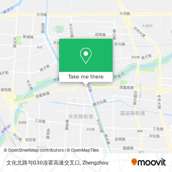 文化北路与G30连霍高速交叉口 map