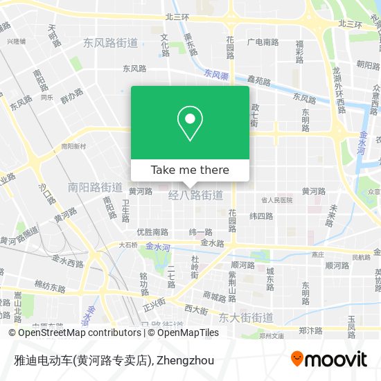 雅迪电动车(黄河路专卖店) map