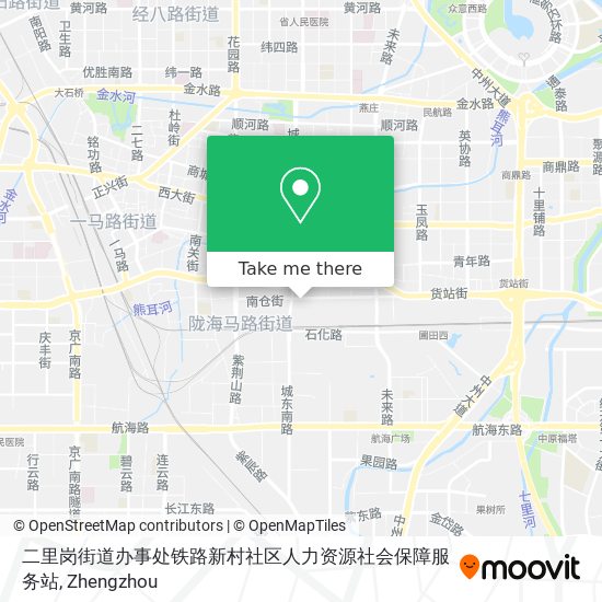 二里岗街道办事处铁路新村社区人力资源社会保障服务站 map