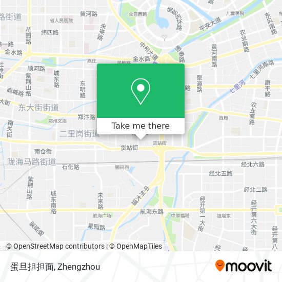 蛋旦担担面 map