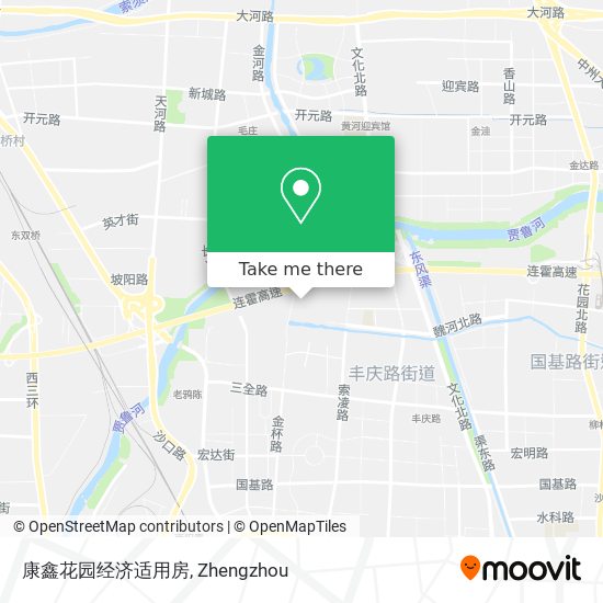 康鑫花园经济适用房 map