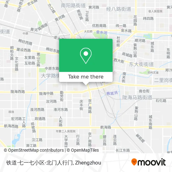 铁道·七一七小区-北门人行门 map
