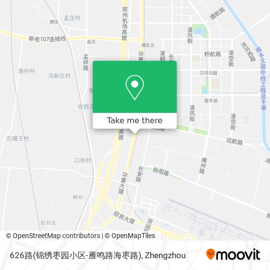 626路(锦绣枣园小区-雁鸣路海枣路) map