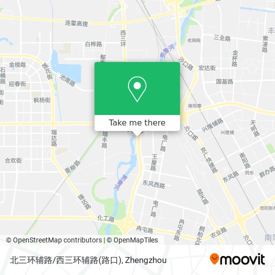 北三环辅路/西三环辅路(路口) map