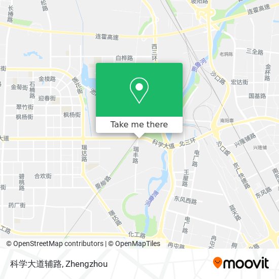 科学大道辅路 map