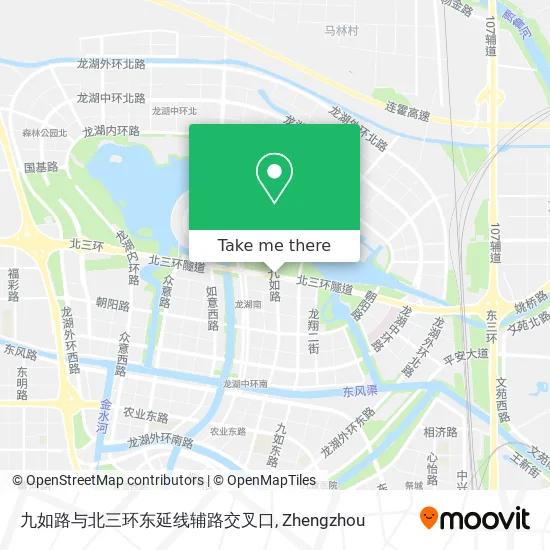 九如路与北三环东延线辅路交叉口 map