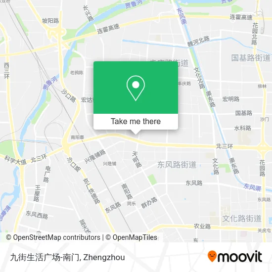 九街生活广场-南门 map