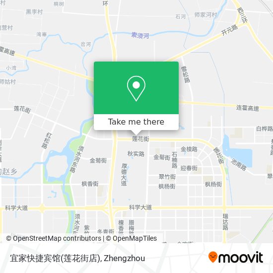 宜家快捷宾馆(莲花街店) map