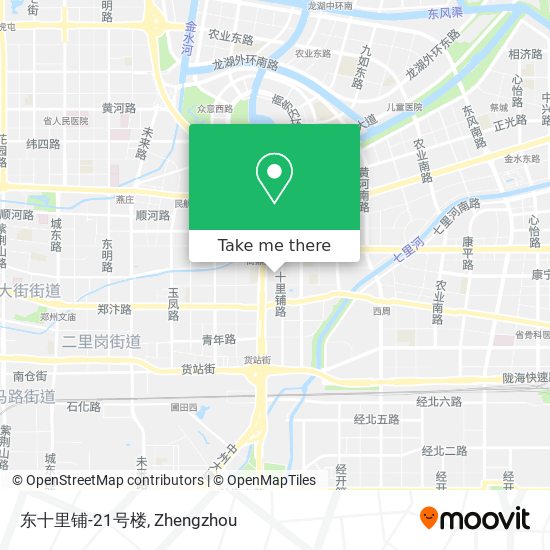 东十里铺-21号楼 map
