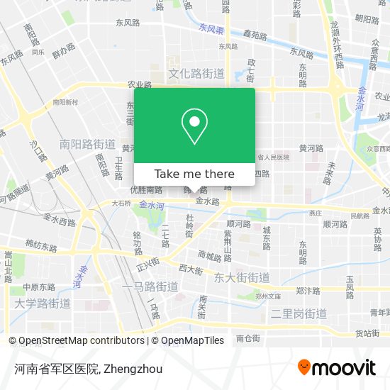 河南省军区医院 map