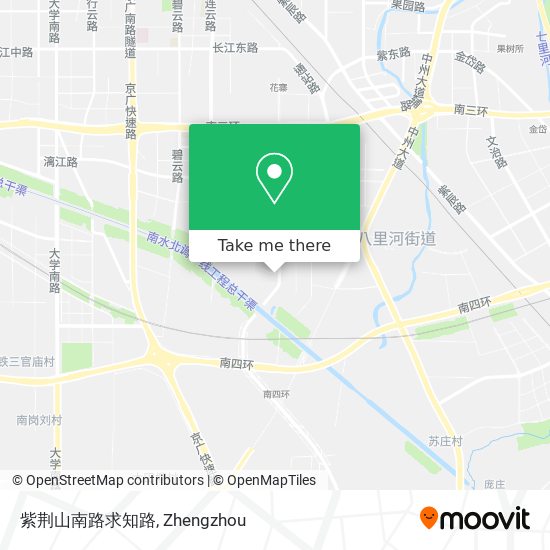 紫荆山南路求知路 map