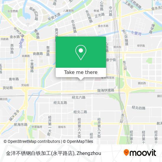 金洋不锈钢白铁加工(永平路店) map