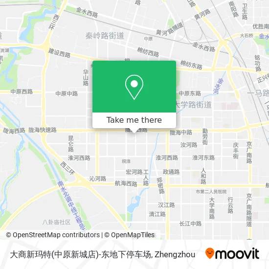 大商新玛特(中原新城店)-东地下停车场 map