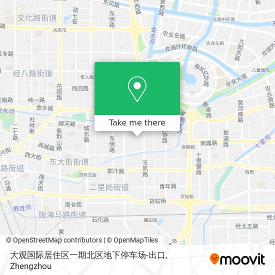 大观国际居住区一期北区地下停车场-出口 map