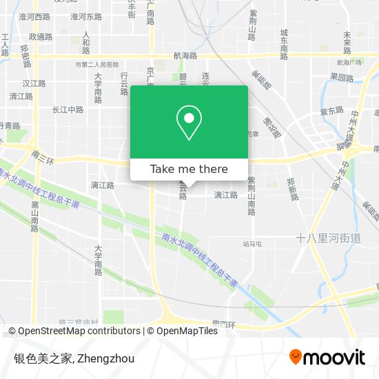 银色美之家 map