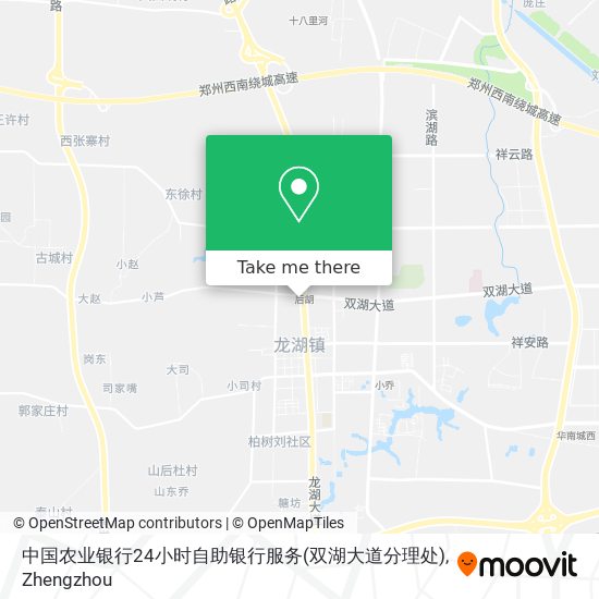 中国农业银行24小时自助银行服务(双湖大道分理处) map