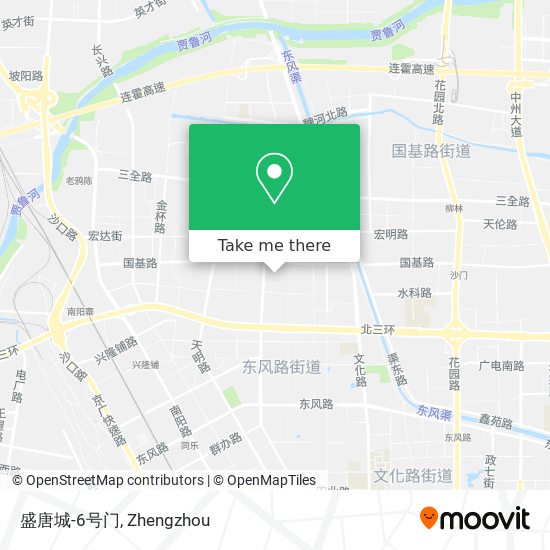 盛唐城-6号门 map