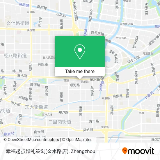 幸福起点婚礼策划(金水路店) map