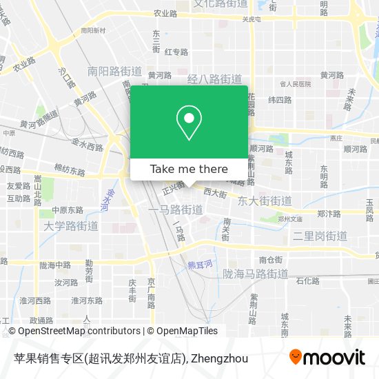 苹果销售专区(超讯发郑州友谊店) map