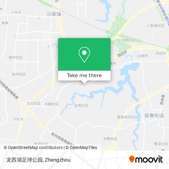 龙西湖足球公园 map