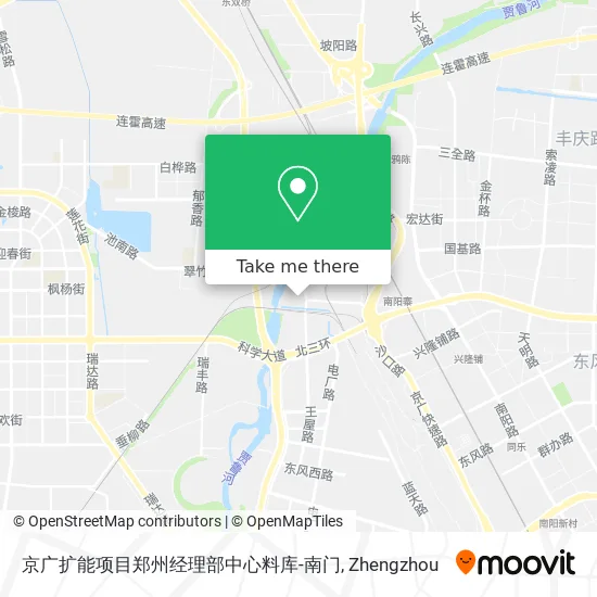 京广扩能项目郑州经理部中心料库-南门 map