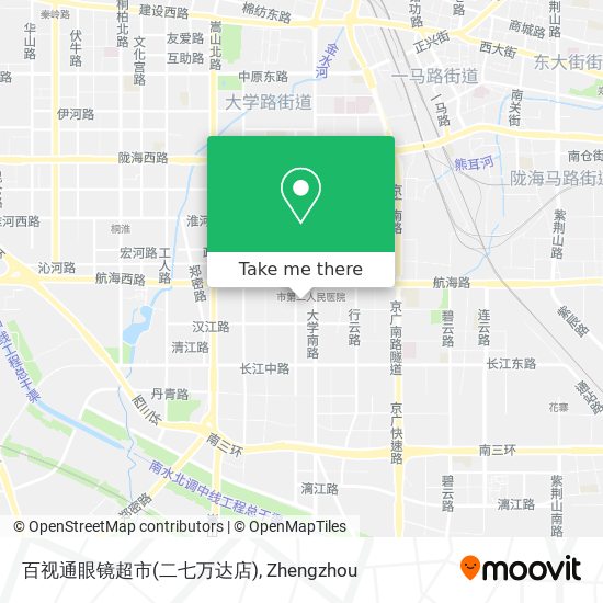 百视通眼镜超市(二七万达店) map