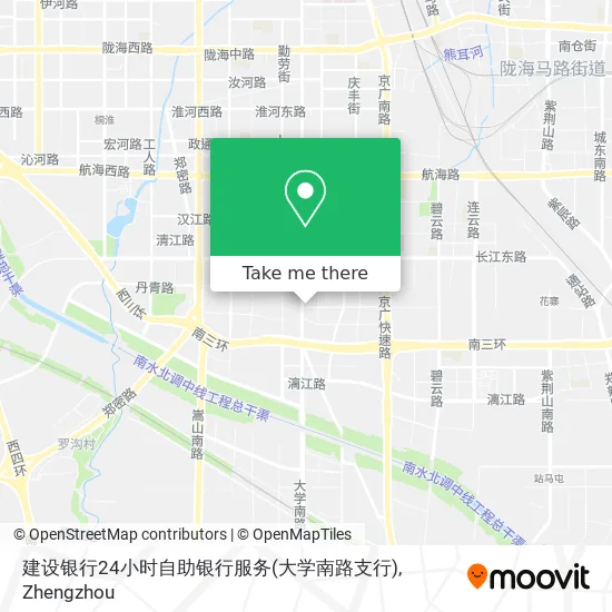建设银行24小时自助银行服务(大学南路支行) map