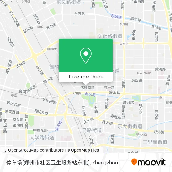 停车场(郑州市社区卫生服务站东北) map
