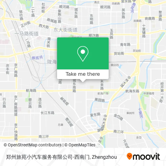 郑州旅苑小汽车服务有限公司-西南门 map