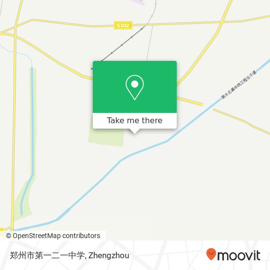 郑州市第一二一中学 map