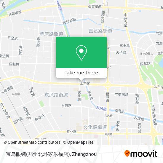 宝岛眼镜(郑州北环家乐福店) map