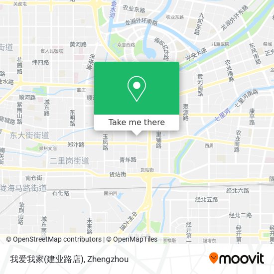 我爱我家(建业路店) map